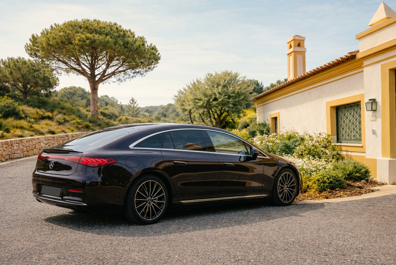 Mercedes EQS · the long road